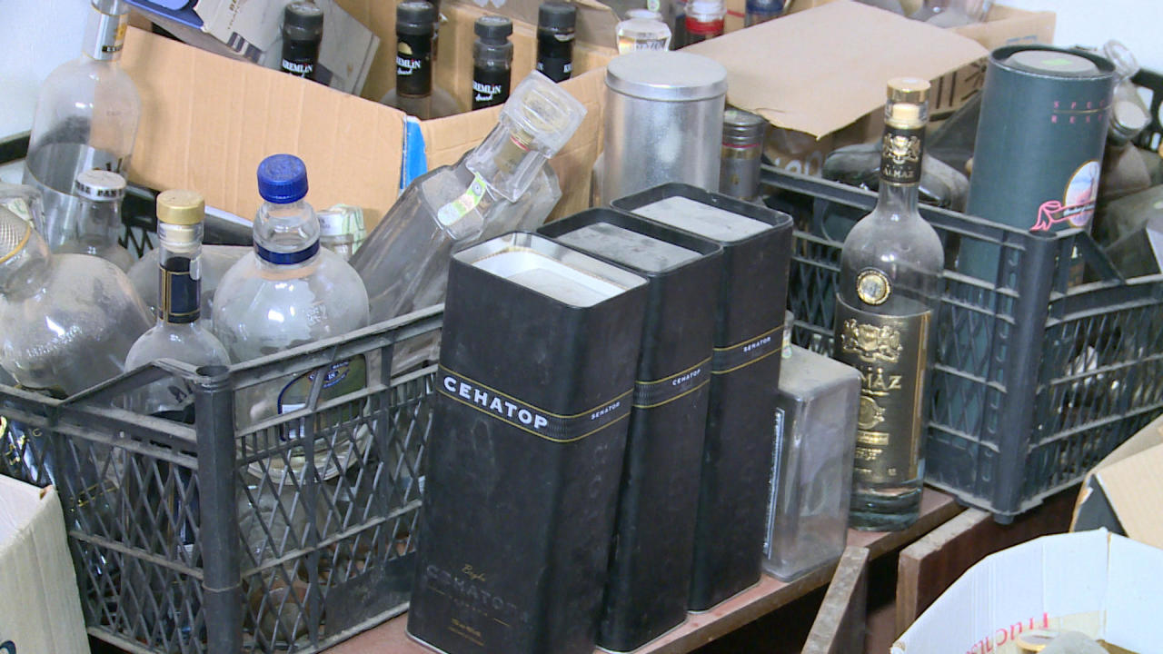В Баку накрыли цех, "производивший" Hennessy XO