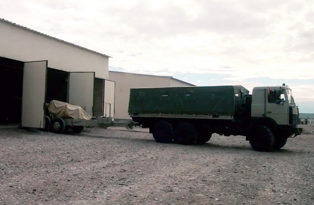 Боевые стрельбы азербайджанской армии в прифронтовой полосе