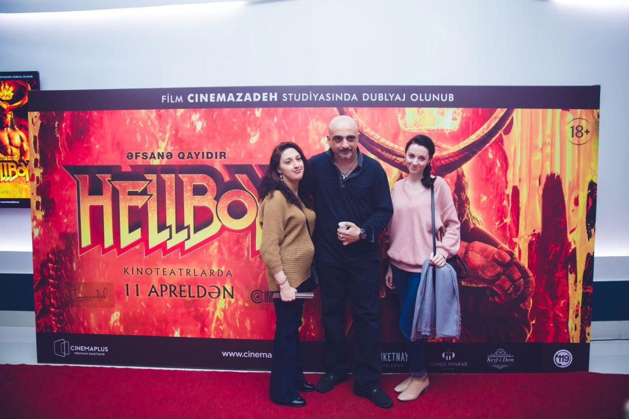 В CinemaPlus прошла премьера фантастического фильма "Хеллбой"