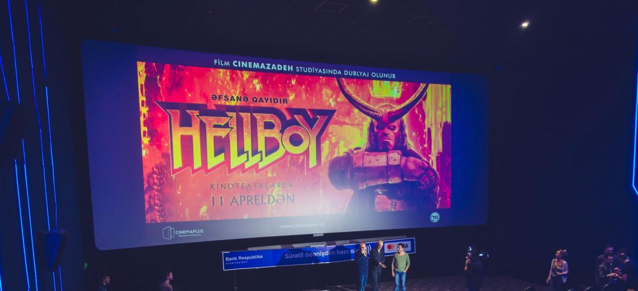 В CinemaPlus прошла премьера фантастического фильма "Хеллбой"
