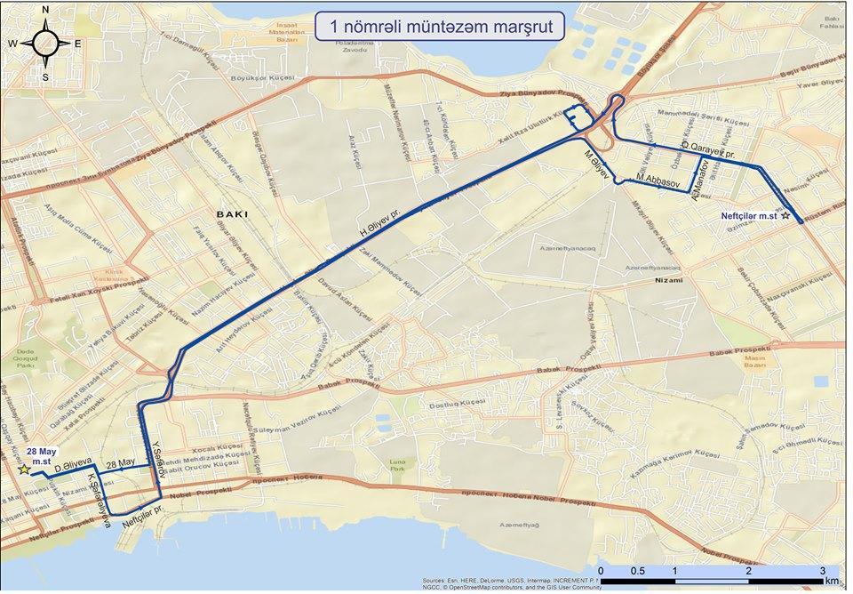 В Баку изменится схема движения 17 автобусных маршрутов
