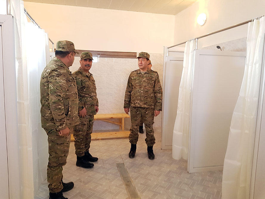 Закир Гасанов в прифронтовой зоне