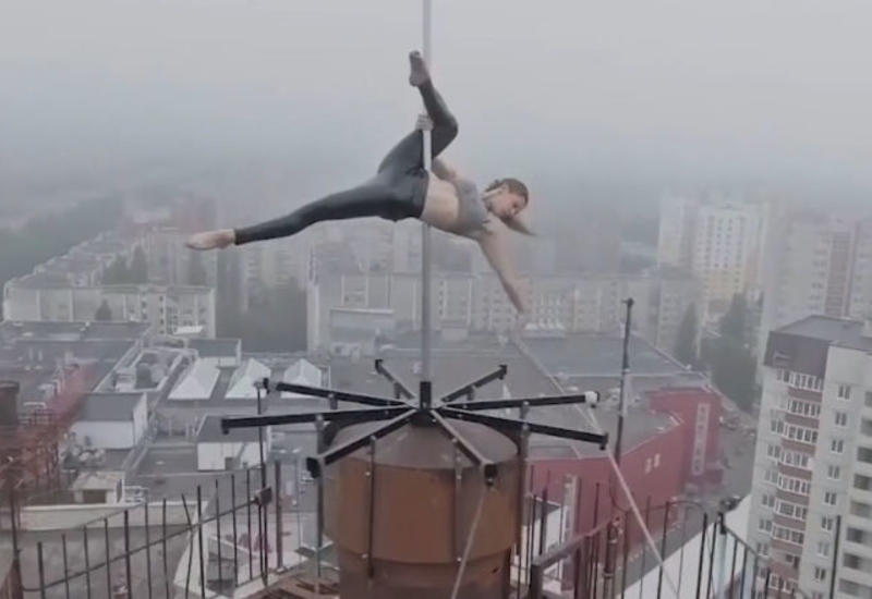 Самый экстремальный танец на шесте
