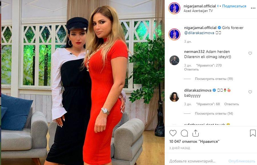 Azərbaycan efirində biabırçılıq: Əlini Nigar Camalın arxasına...