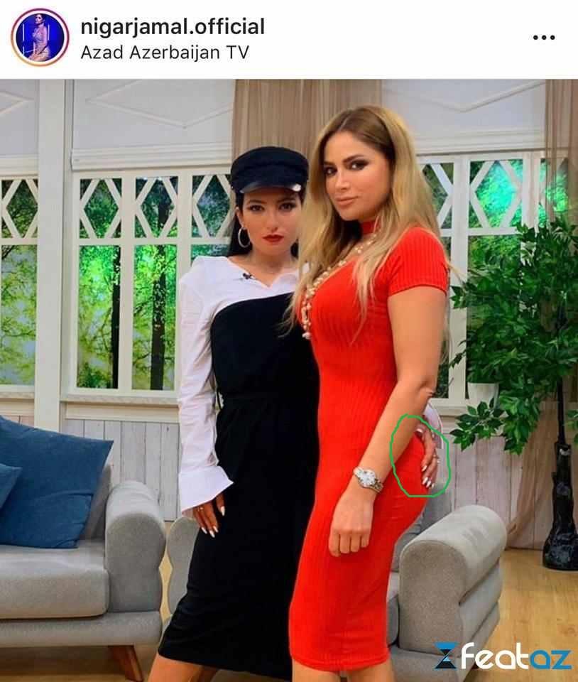 Azərbaycan efirində biabırçılıq: Əlini Nigar Camalın arxasına...