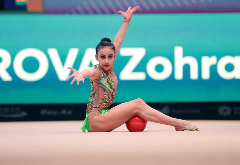 Азербайджанская гимнастка вошла в финал Чемпионата Европы в упражнениях с булавами