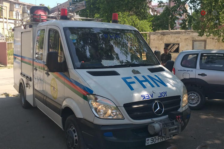 Пожар в детском саду в Сумгайыте