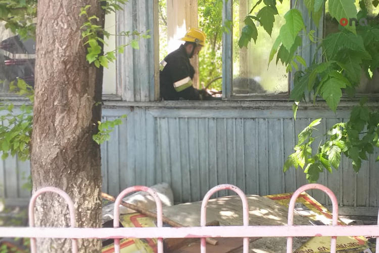 Пожар в детском саду в Сумгайыте