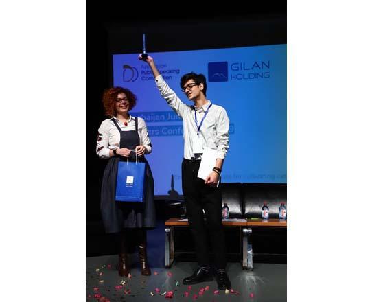 Azərbaycanlı gənc Londonda dünyanın ən yaxşı natiqi seçilib