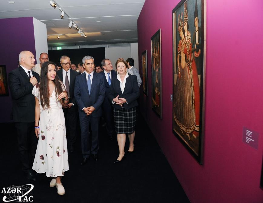 Вице-президент Фонда Гейдара Алиева Лейла Алиева приняла участие в церемонии открытия выставки под названием "Шедевры истории"