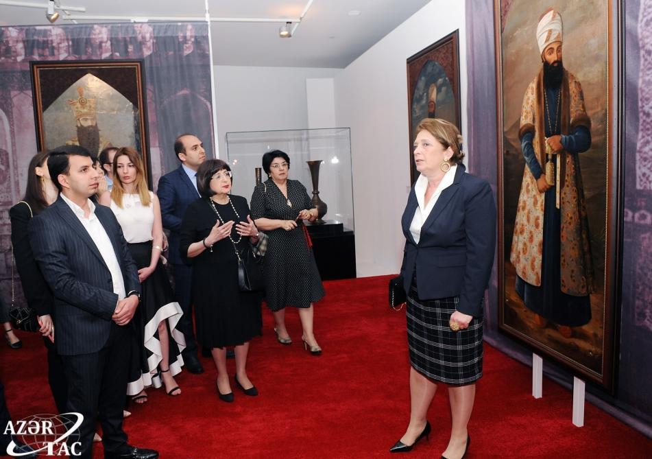 Вице-президент Фонда Гейдара Алиева Лейла Алиева приняла участие в церемонии открытия выставки под названием "Шедевры истории"