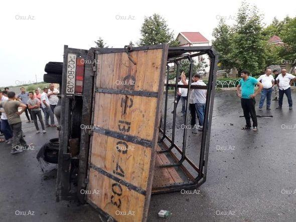 В Барде взорвался грузовик, есть пострадавшие