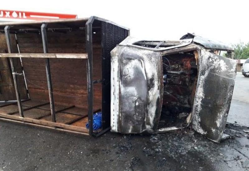 В Барде взорвался грузовик, есть пострадавшие