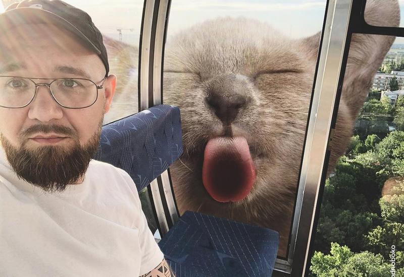 Огромные коты в Instagram Петечки Однобокова