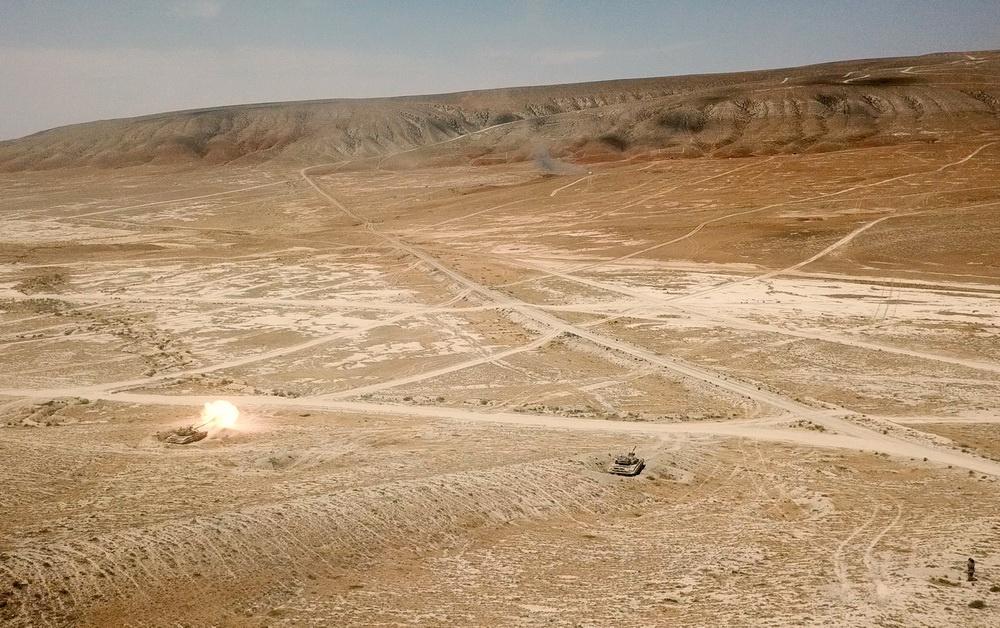 Крупные учения азербайджанской армии