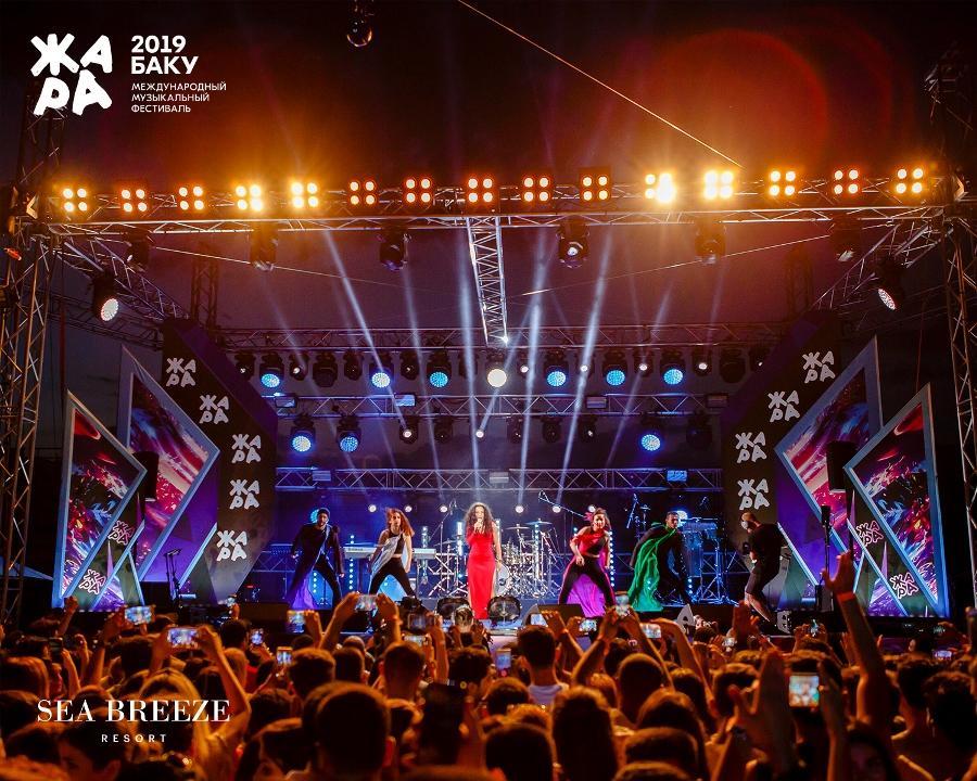 На красивейшем курорте Баку прошел  феерический концерт pre-party фестиваля "ЖАРА 2019"