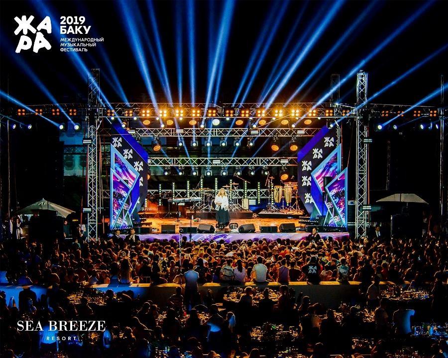 На красивейшем курорте Баку прошел  феерический концерт pre-party фестиваля "ЖАРА 2019"