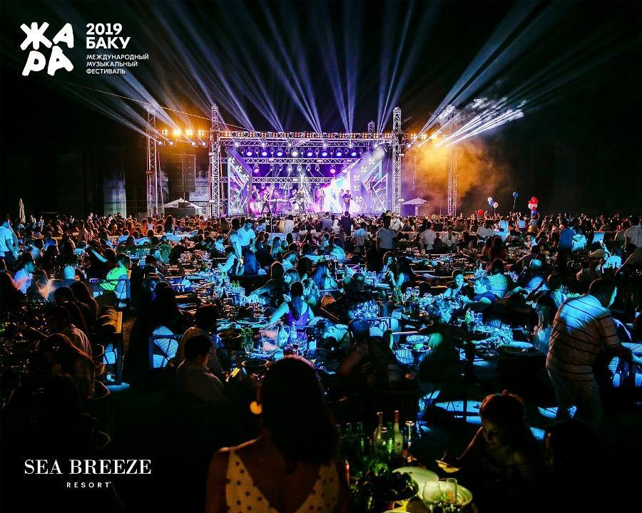 На красивейшем курорте Баку прошел  феерический концерт pre-party фестиваля "ЖАРА 2019"