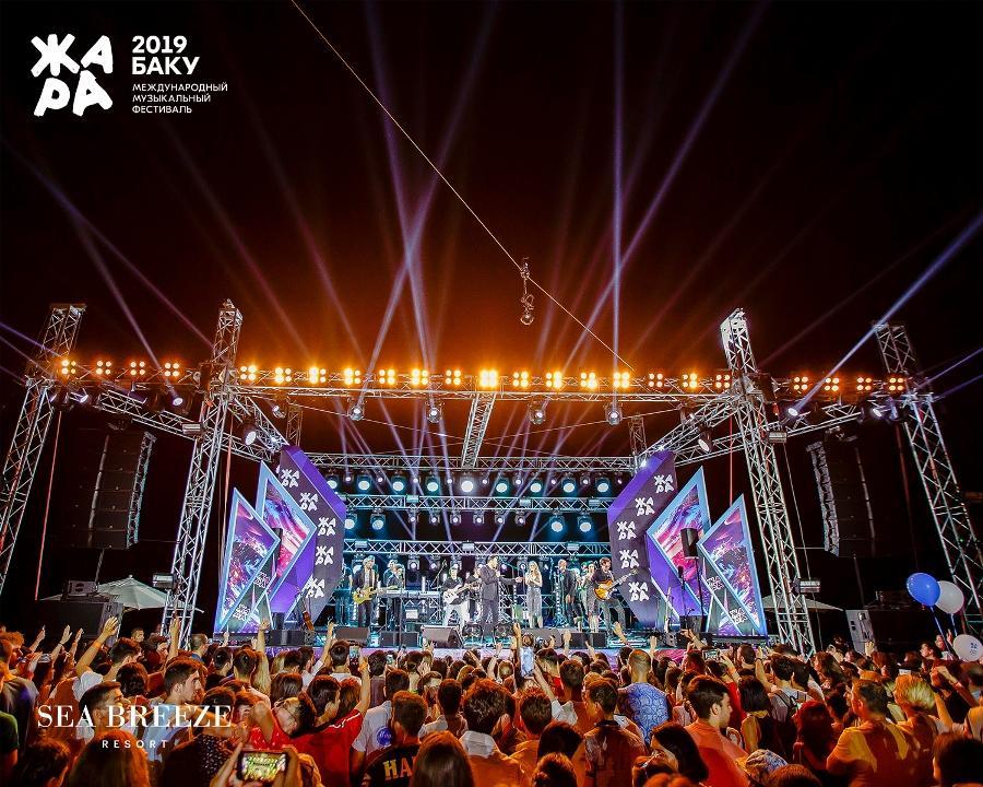 На красивейшем курорте Баку прошел  феерический концерт pre-party фестиваля "ЖАРА 2019"