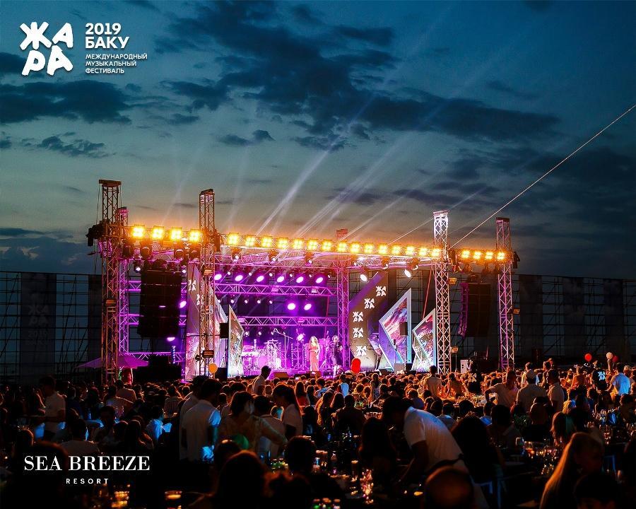 На красивейшем курорте Баку прошел  феерический концерт pre-party фестиваля "ЖАРА 2019"