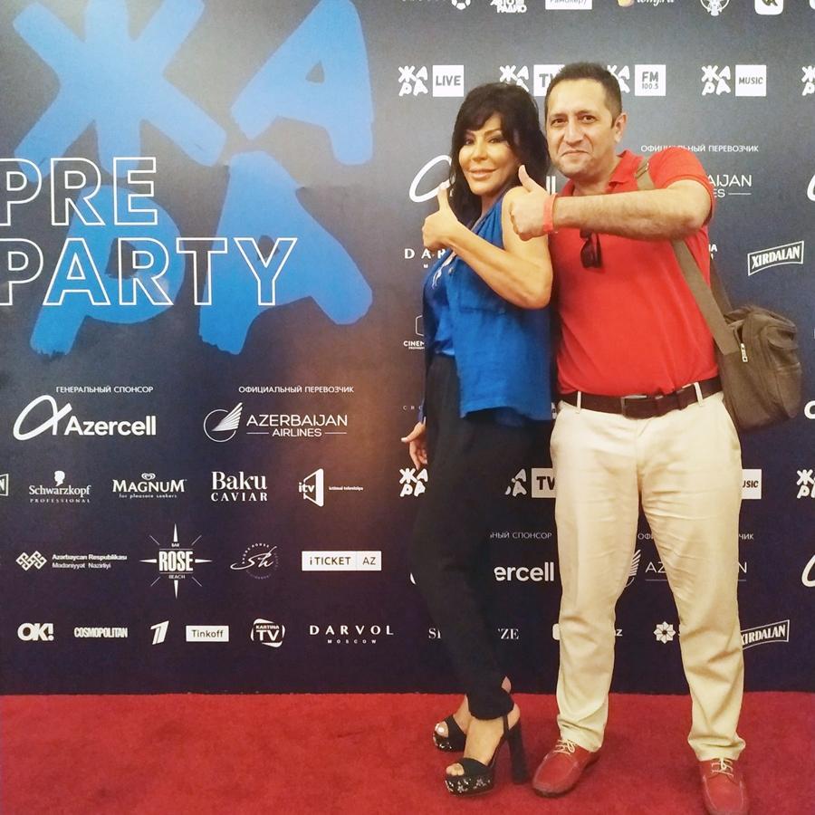 Все звезды на красной дорожке pre-party фестиваля  "ЖАРА 2019" в Баку