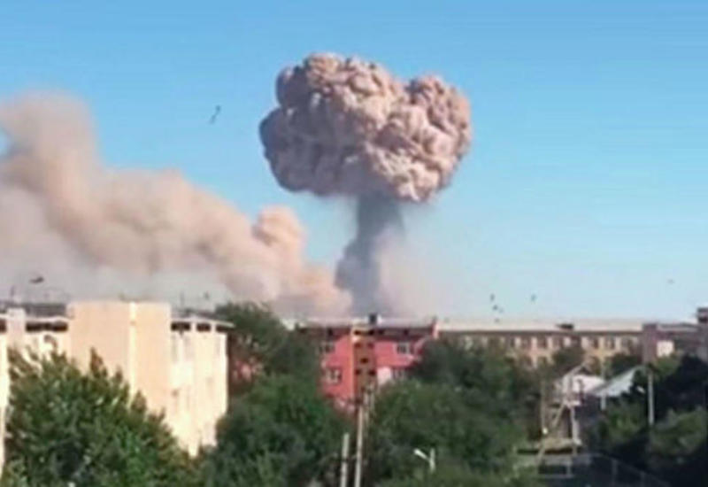 На месте взрывов на юге Казахстана нашли почти 130 снарядов