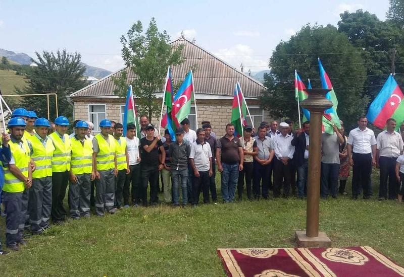В Гедабеке газифицировали ещё три села