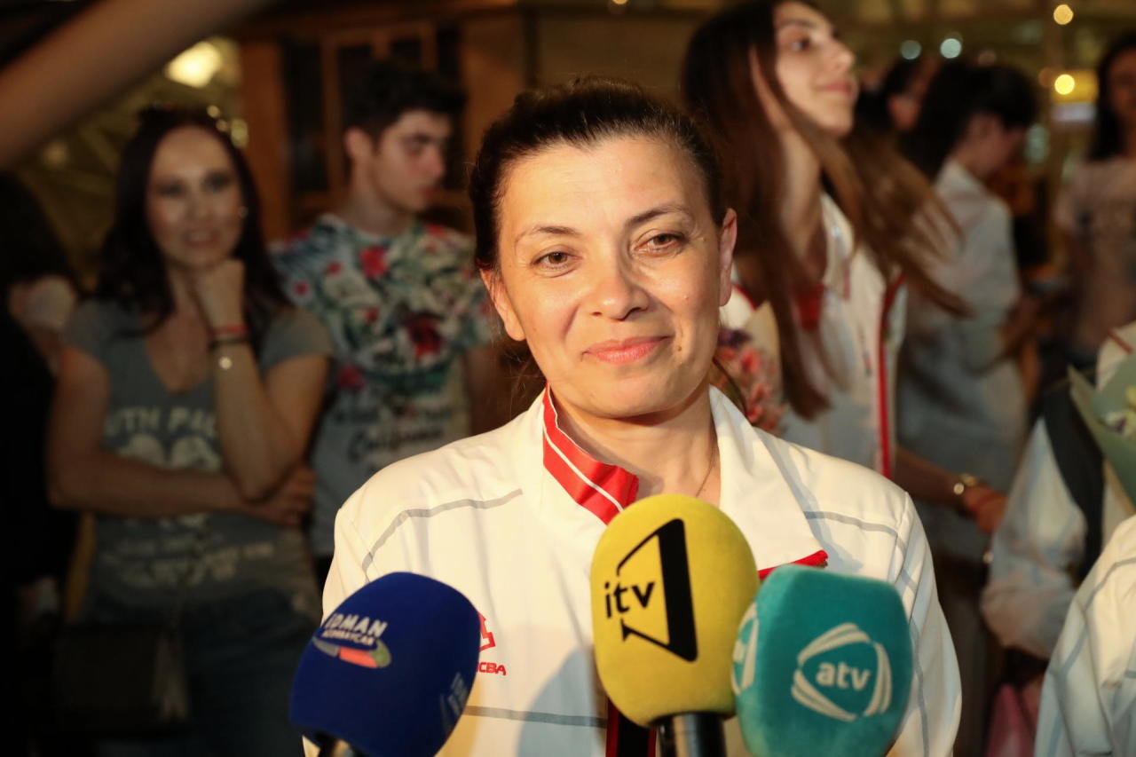 Азербайджанские гимнасты привезли в Баку медали Евроигр "Минск-2019"