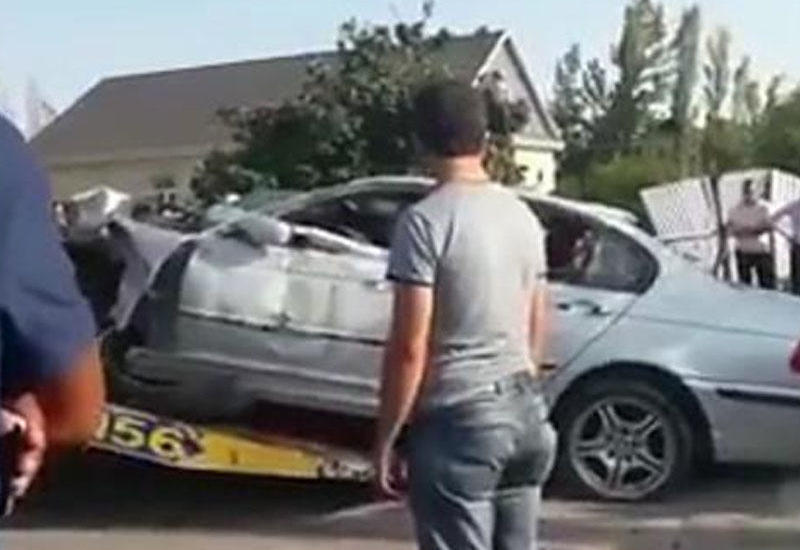 Страшная авария в Сабирабаде, есть погибшие