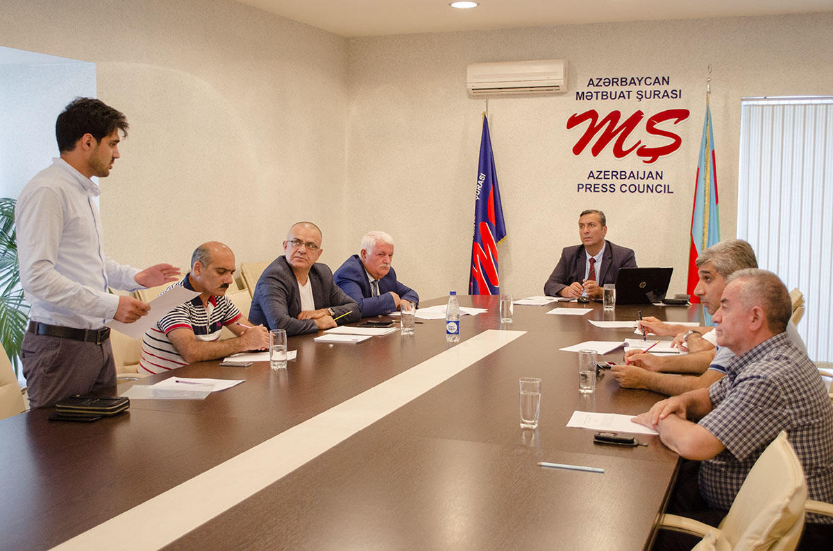 Mətbuat Şurasının Şikayətlər üzrə Komissiyasının iclası keçirilib