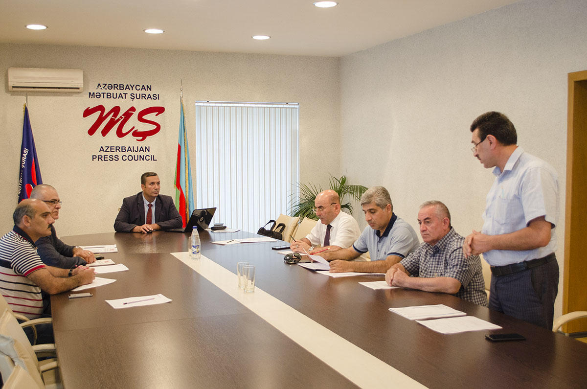 Mətbuat Şurasının Şikayətlər üzrə Komissiyasının iclası keçirilib