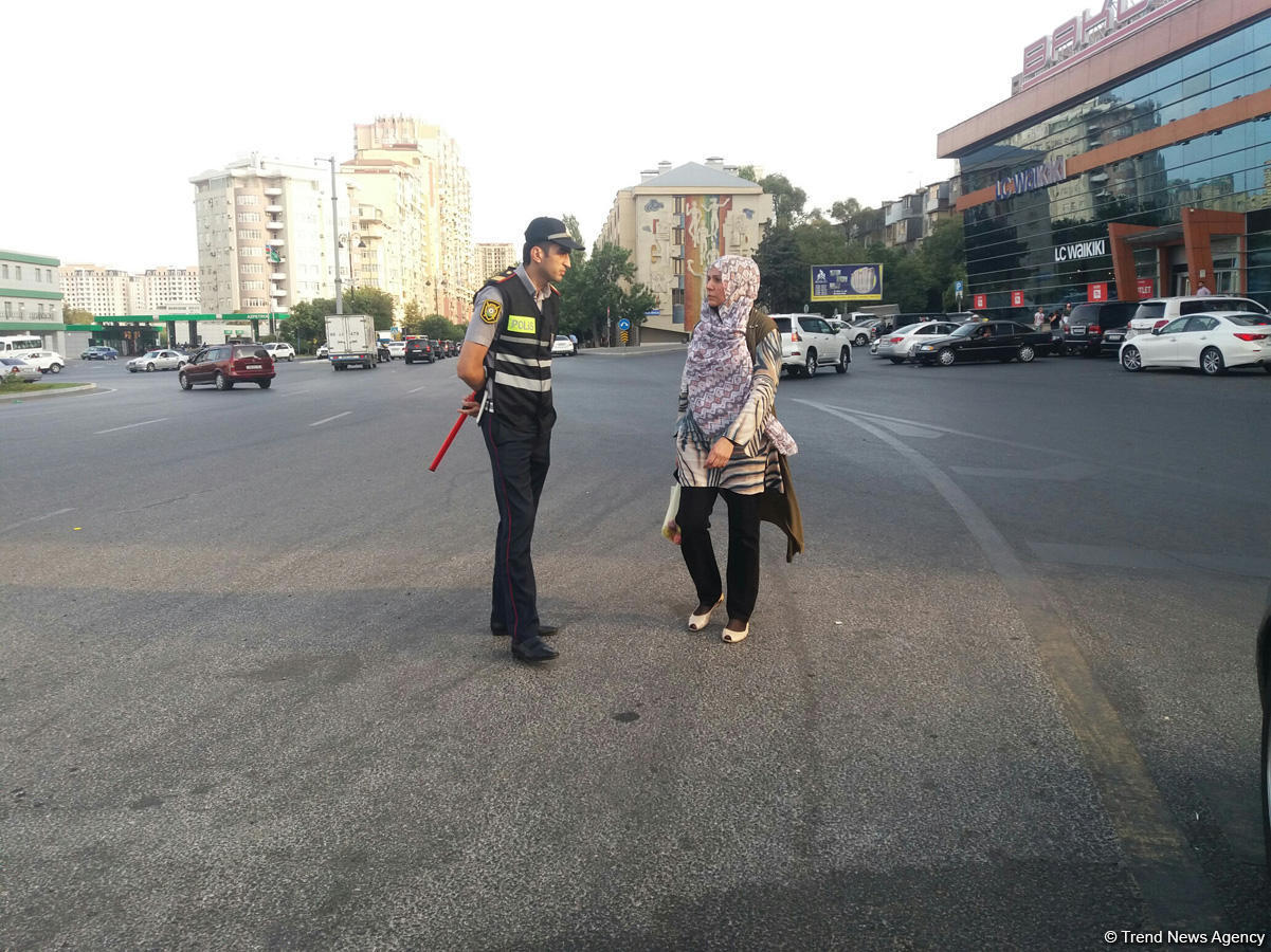 Рейды дорожной полиции в Ясамальском районе