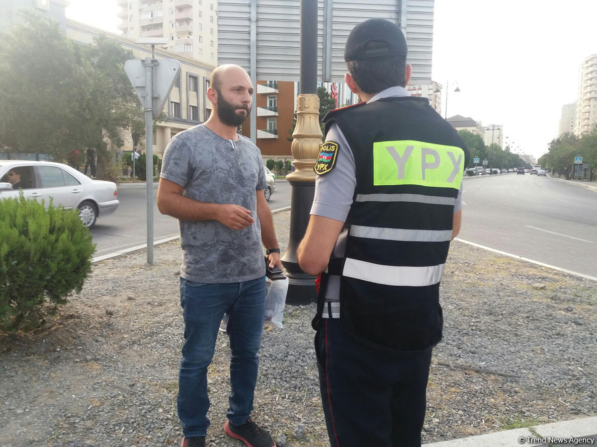 Рейды дорожной полиции в Ясамальском районе