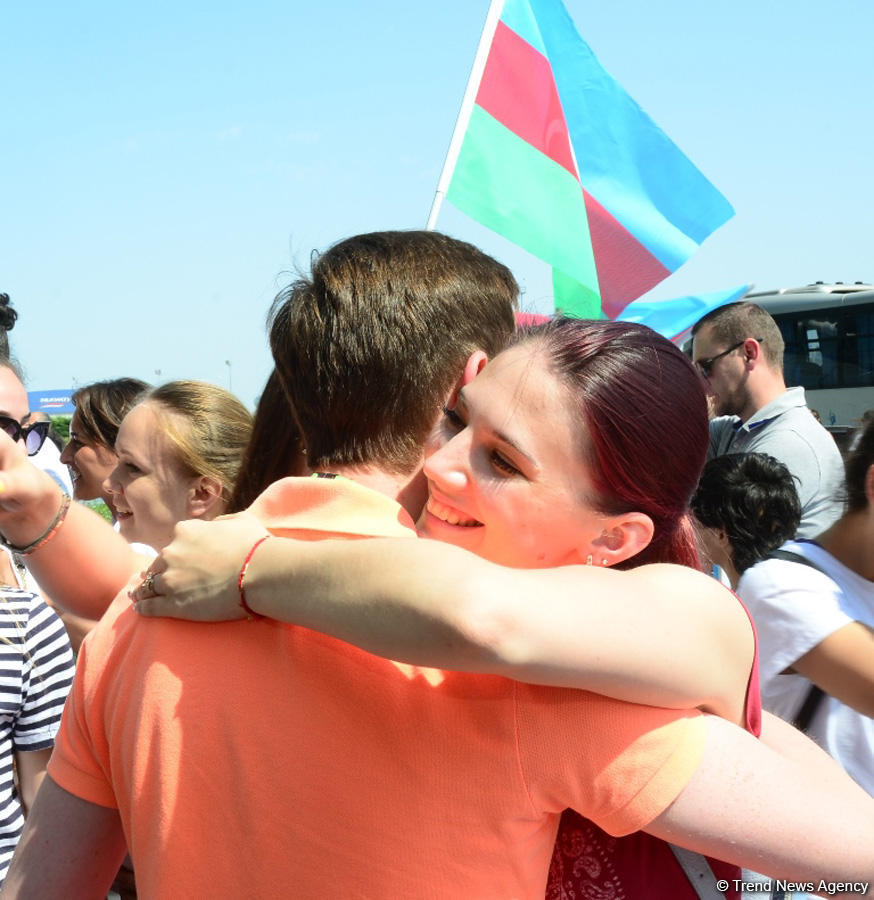 Две медали чемпионата мира по художественной гимнастике в Москве – чествование азербайджанской гимнастки