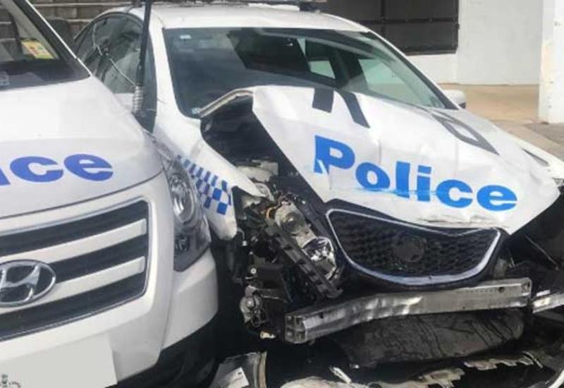 В Сиднее грузовик с 270 кг наркотиков врезался в полицейские машины