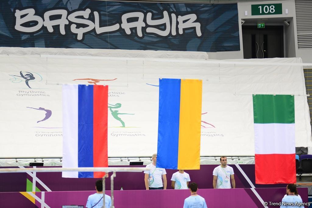 EYOF Баку 2019: Состоялась церемония награждения победителей соревнований по спортивной гимнастике в командном зачете