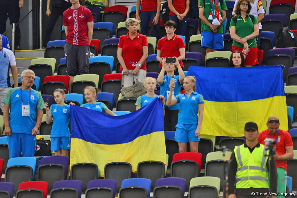 EYOF Баку 2019: Состоялась церемония награждения победителей соревнований по спортивной гимнастике в командном зачете