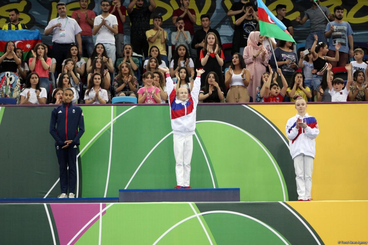 EYOF Baku 2019: Российская гимнастка заняла первое место в индивидуальном многоборье