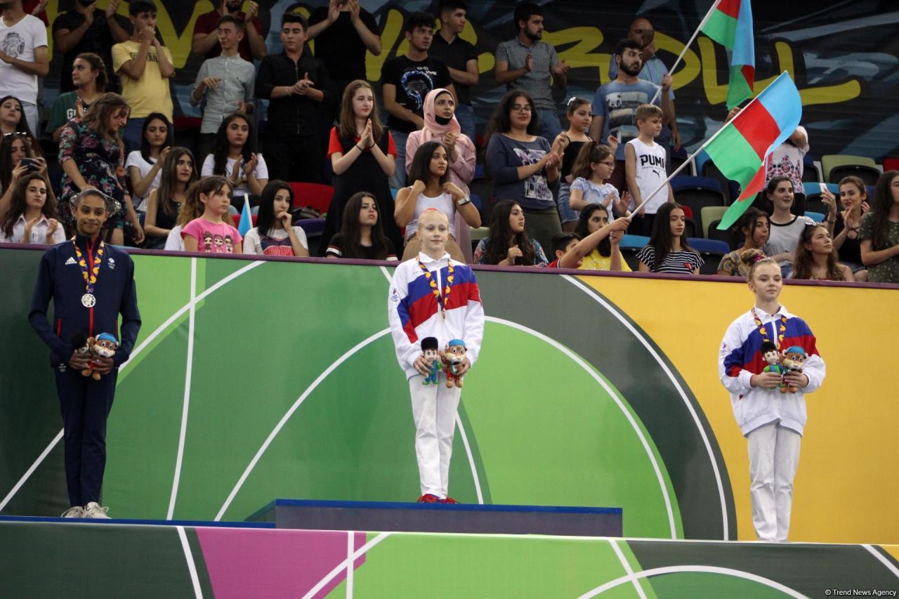 EYOF Baku 2019: Российская гимнастка заняла первое место в индивидуальном многоборье