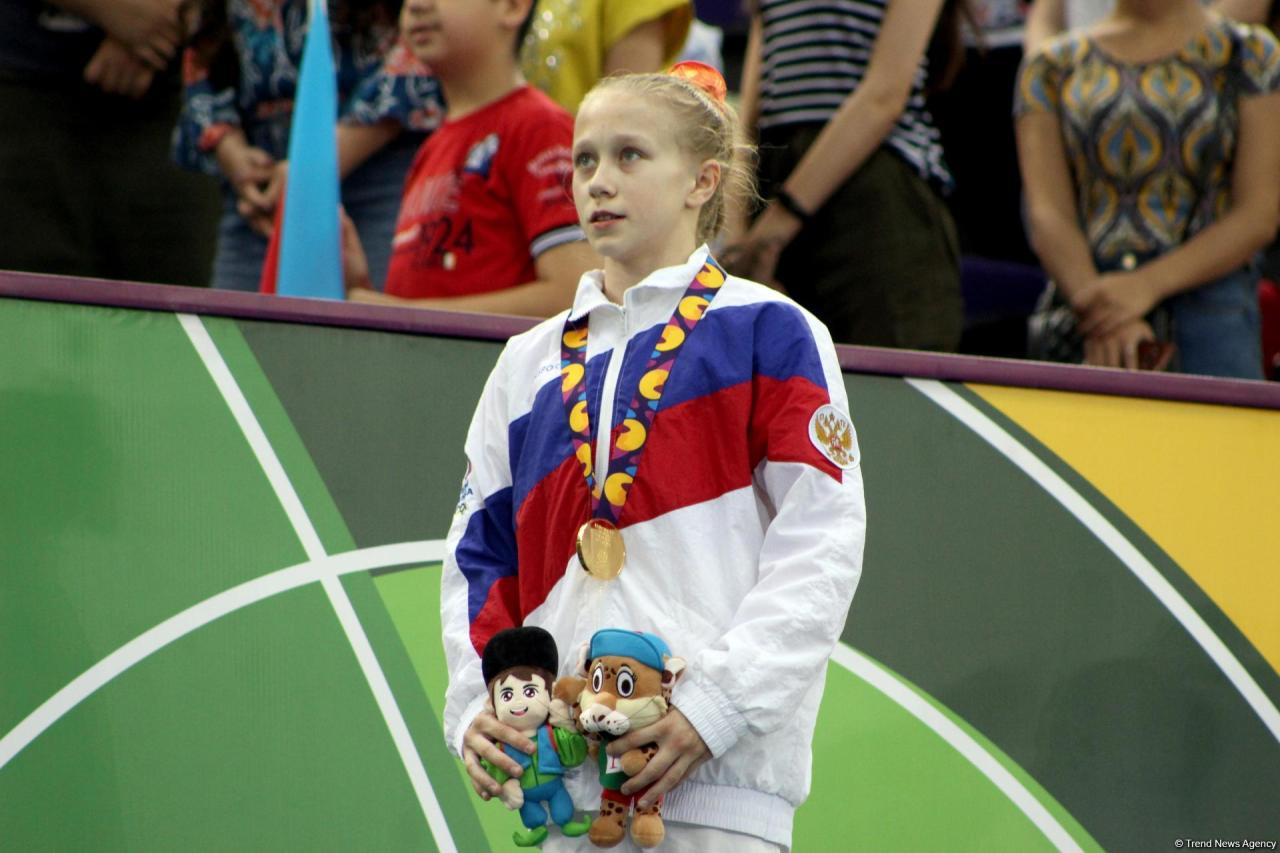EYOF Baku 2019: Российская гимнастка заняла первое место в индивидуальном многоборье