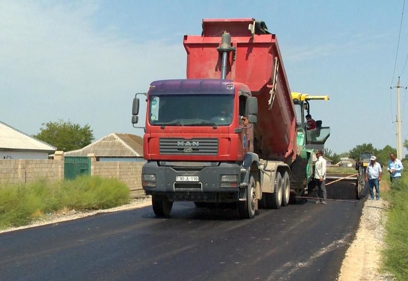 В регионах Азербайджана ремонтируют дороги