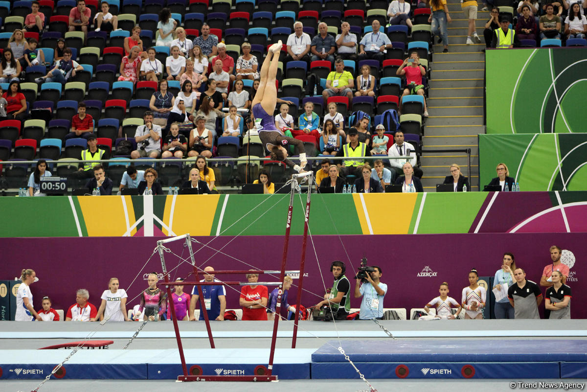 EYOF Baku 2019: Лучшие моменты четвертого дня соревнований по спортивной гимнастике