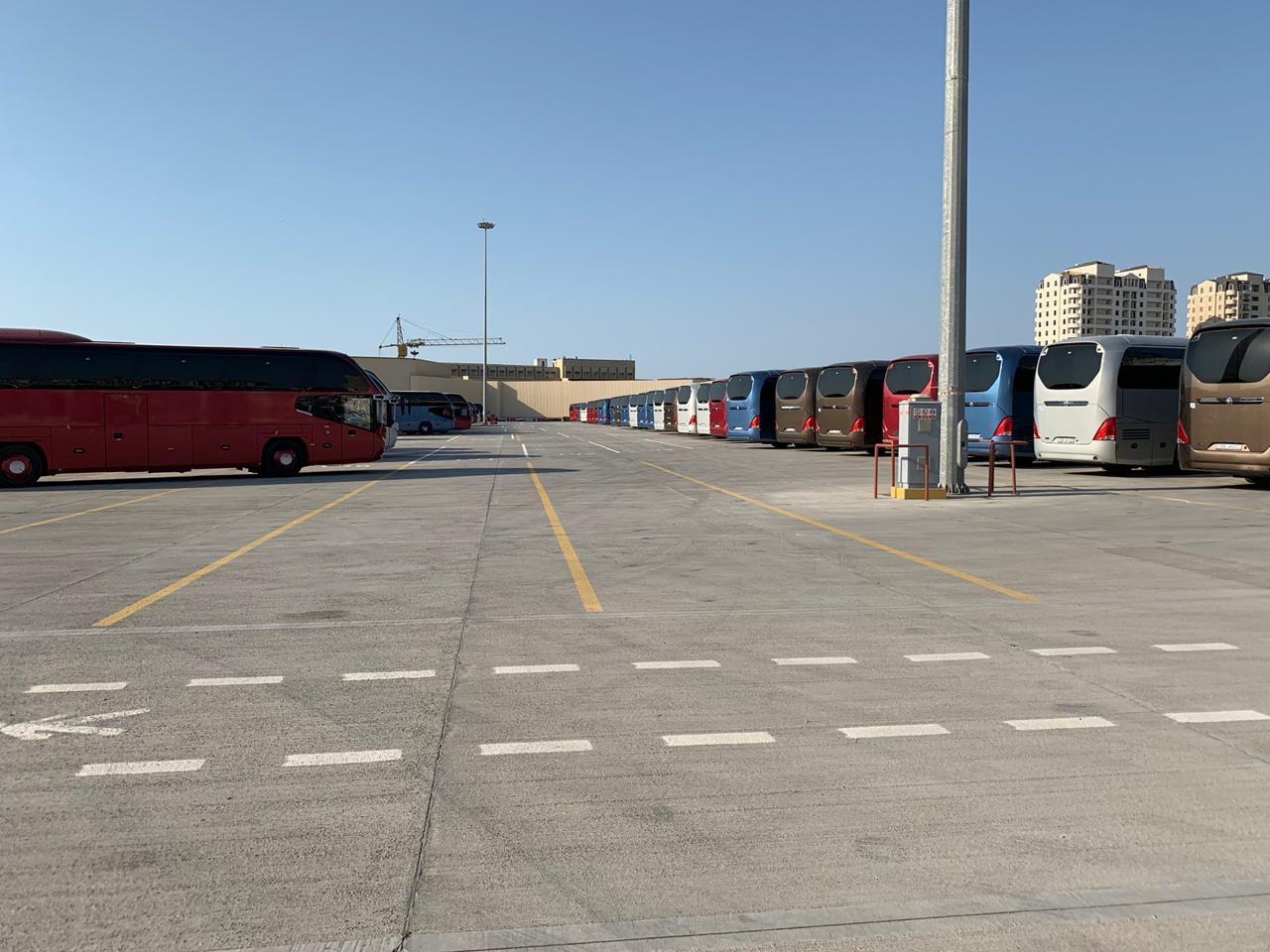 Гостей и спортсменов EYOF Baku 2019 обслуживают десятки автобусов и микроавтобусов
