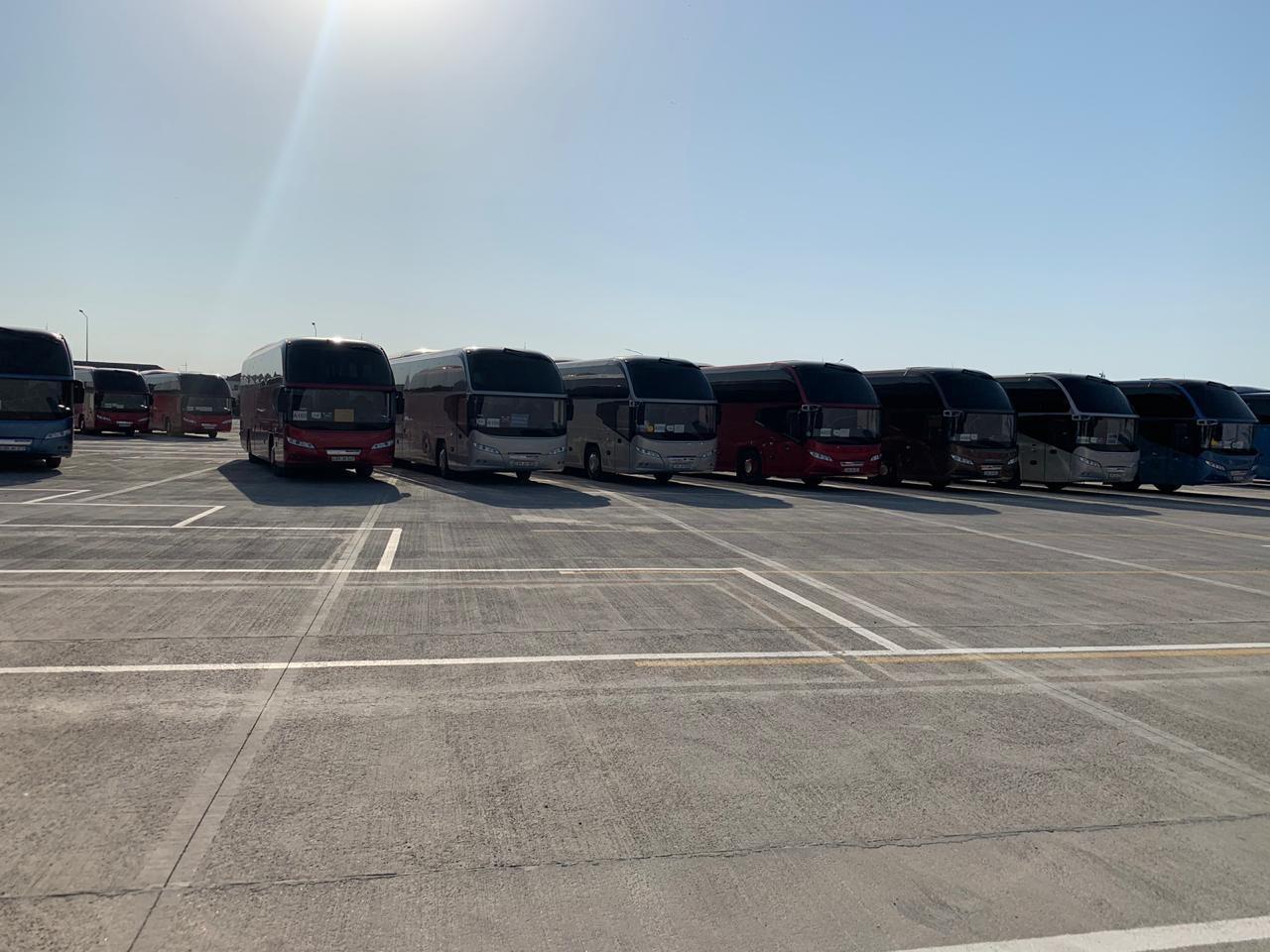 Гостей и спортсменов EYOF Baku 2019 обслуживают десятки автобусов и микроавтобусов