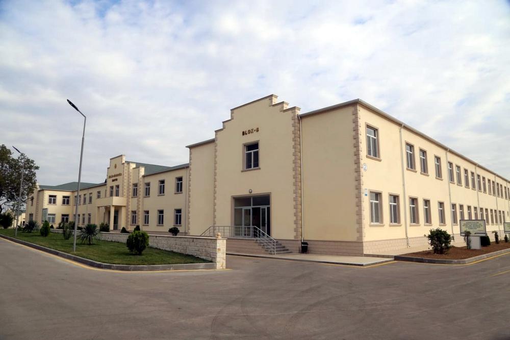 Закир Гасанов на открытии нового военного госпиталя в прифронтовой зоне