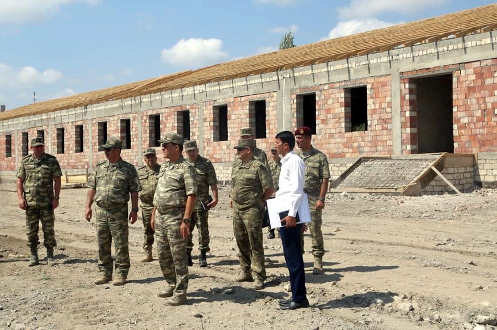 Закир Гасанов в прифронтовой зоне