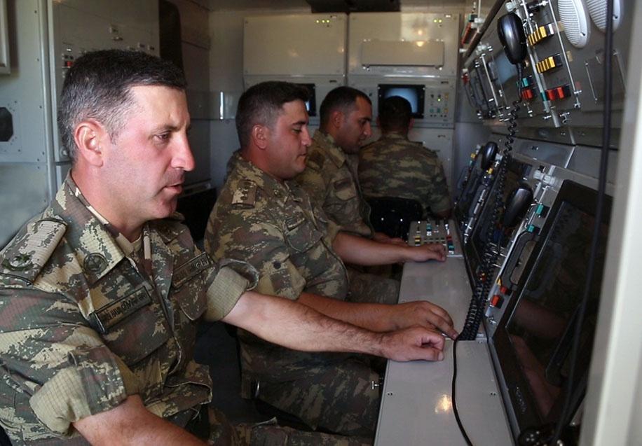 Боевые стрельбы азербайджанской армии