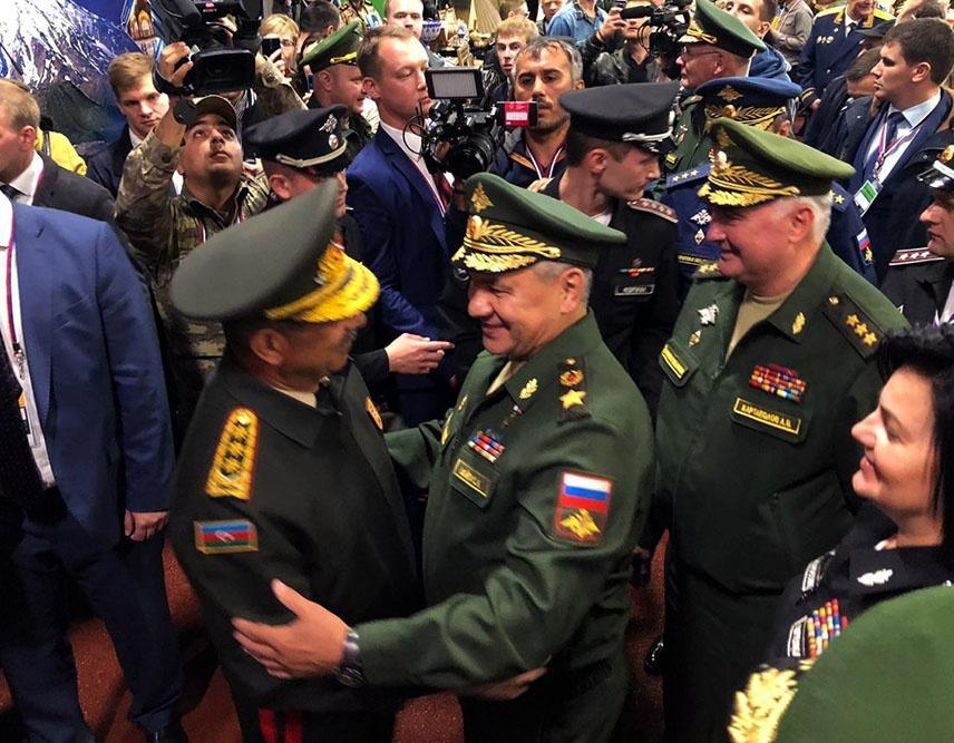 Закир Гасанов на церемонии закрытия Армейских международных игр-2019
