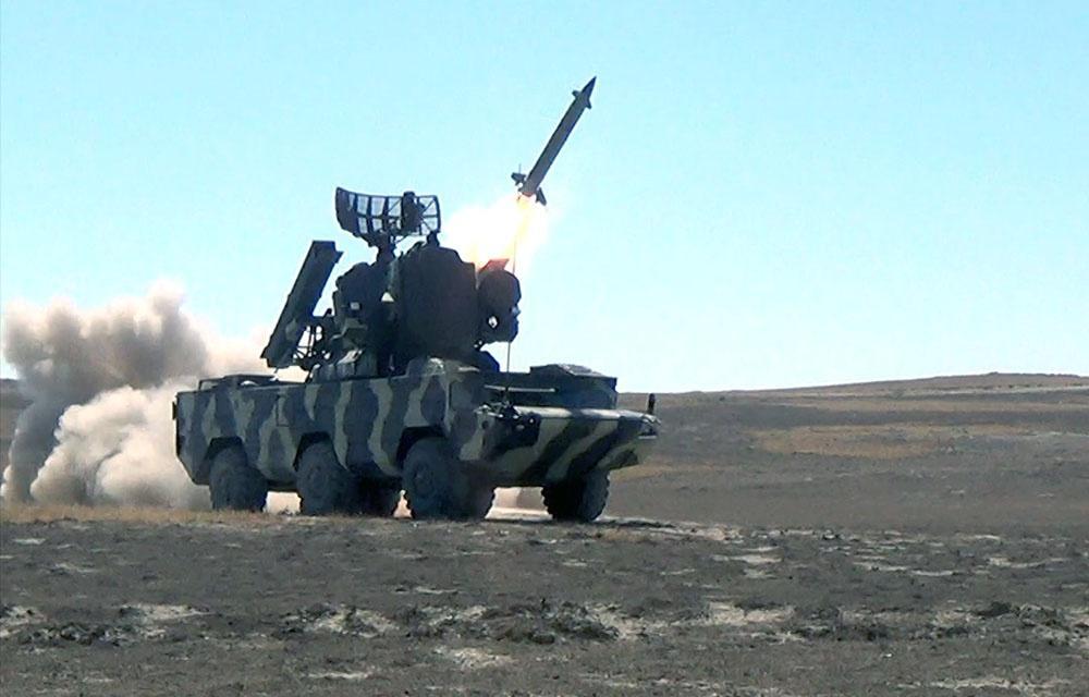 Учения ПВО Азербайджана с боевыми стрельбами