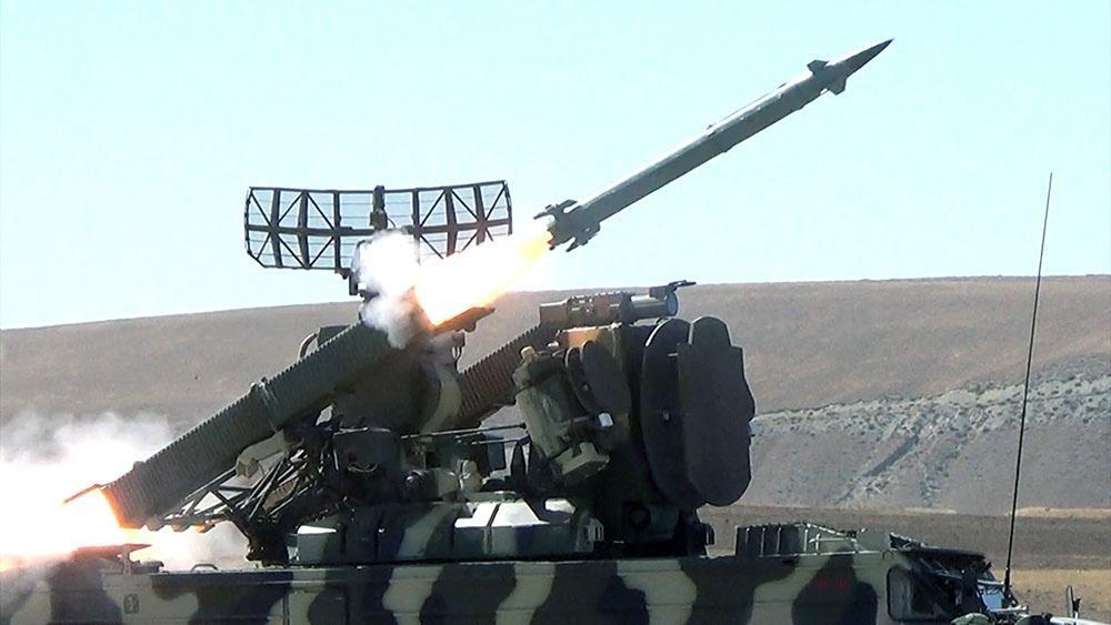 Учения ПВО Азербайджана с боевыми стрельбами